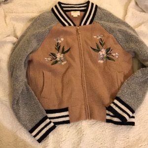 Anthropologie Zip up jacket